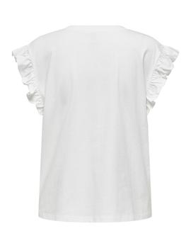 Camiseta Only Pernille blanca