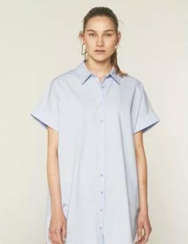 Vestido Camisa Compañia Corto azul