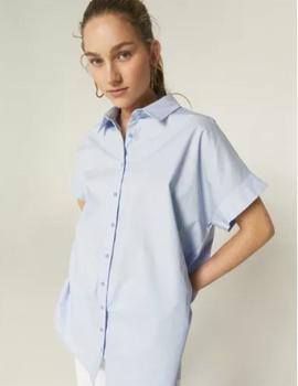 Vestido Camisa Compañia Corto azul
