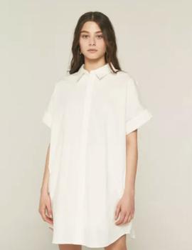 Vestido Camisa Compañia corto blanco