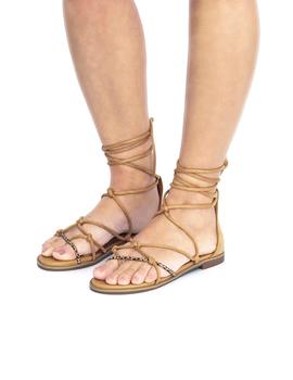 Sandalias Mustang Tiras camel