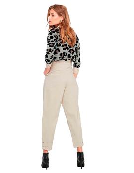 Pantalón only amaranta slouchy beige