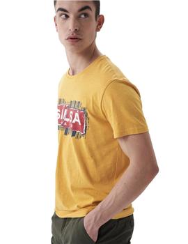Camiseta Salsa Logo amarilla
