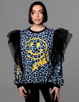 Sudadera Noc The Brand Smille gris