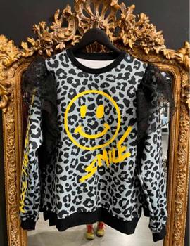 Sudadera Noc The Brand Smille gris