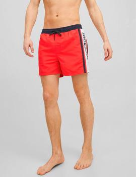 Bañador Jack&Jones Crete rojo