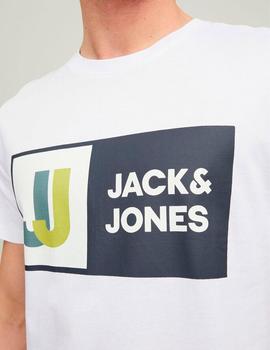 Camiseta Jack&Jones Logan blanca