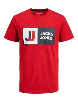 Camiseta Jack&Jones Logan roja