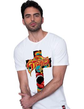 Camiseta La Sal Stones blanca
