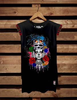 Camiseta La Sal Mujer Colours negra