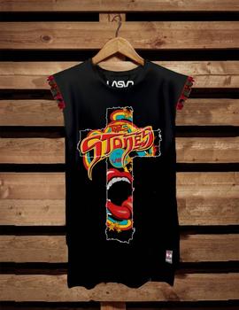 Camiseta La Sal Mujer Stones negra