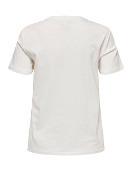 Camiseta Only Hollie blanca