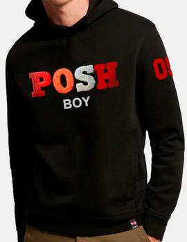 Sudadera La Sal Posh Capucha negra