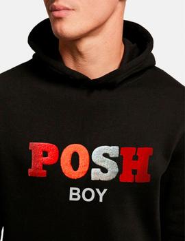 Sudadera La Sal Posh Capucha negra