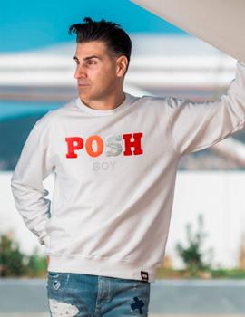 Sudadera La Sal Posh blanca