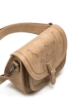 bolso mustang cowboy beige