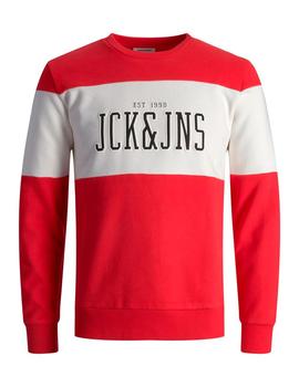 Sudadera Jack&Jones Cemb roja