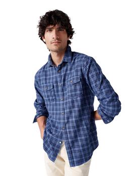 Camisa Salsa Cuadros azul