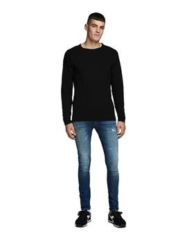 Camiseta Jack&Jones  m/l básica negra