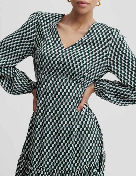 Vestido  Circulos verde