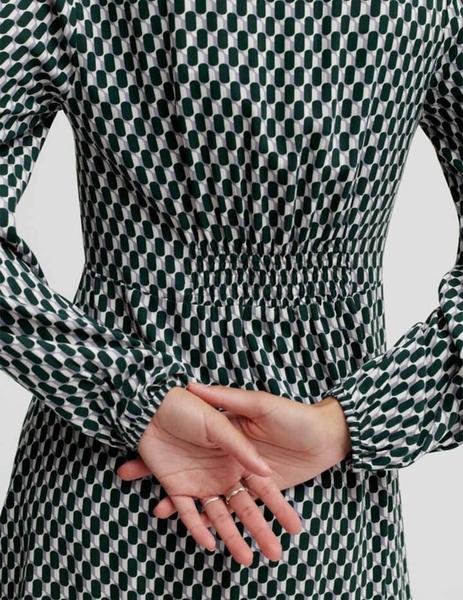 Vestido  Circulos verde