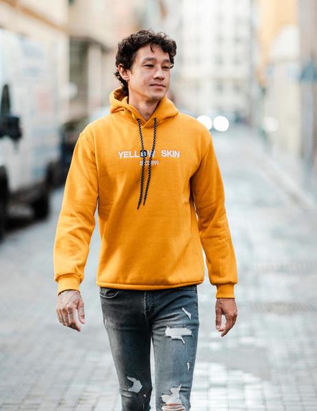 Sudaderas color mostaza shop