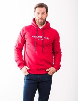 Sudadera Yellow Logo roja