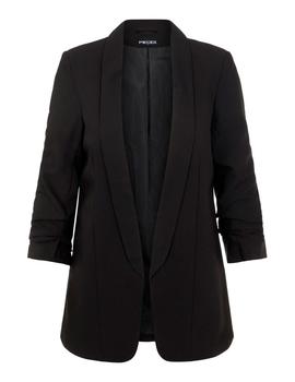 Blazer Pieces Boos 3/4 Negra