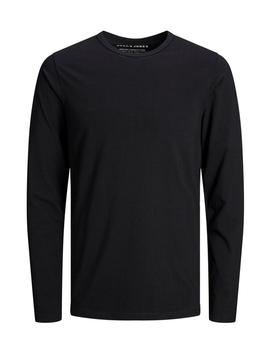 Camiseta Jack&Jones  m/l básica negra