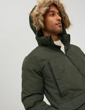 Parka Jack&Jones Craft kaki