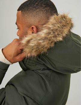 Parka Jack&Jones Craft kaki
