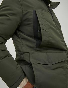 Parka Jack&Jones Craft kaki