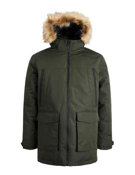 Parka Jack&Jones Craft kaki