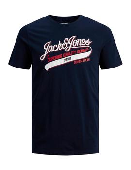 Camiseta Jack&Jones Logo marina