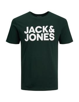 Camiseta Jack&Jones Corp Logo verde