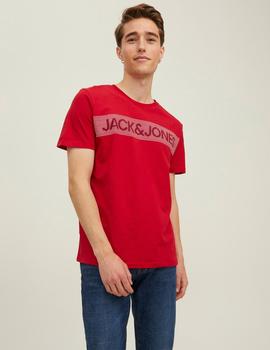 Camiseta Jack&Jones Corp Logo roja