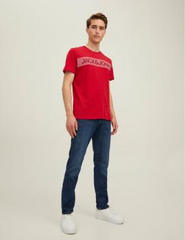 Camiseta Jack&Jones Corp Logo roja