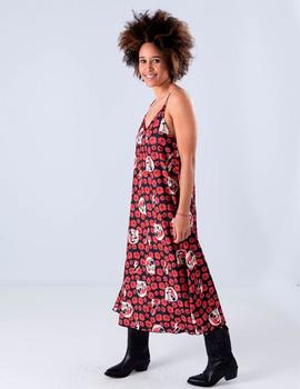 Vestido Animosa Rosas negro