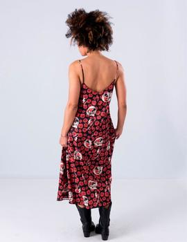 Vestido Animosa Rosas negro