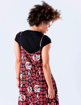 Vestido Animosa Rosas negro