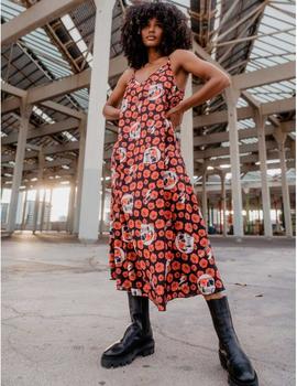 Vestido Animosa Rosas negro