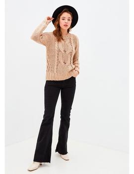 Jersey only bergina punto gordo camel