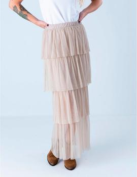 Falda Animosa Tull beige