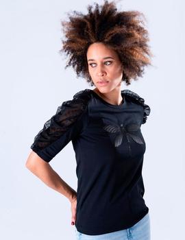 Camiseta Animosa Libelula negra