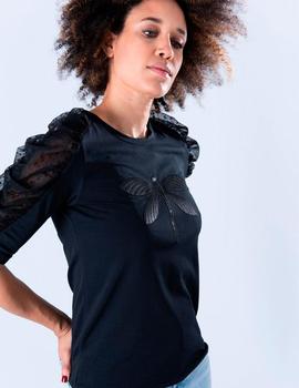 Camiseta Animosa Libelula negra
