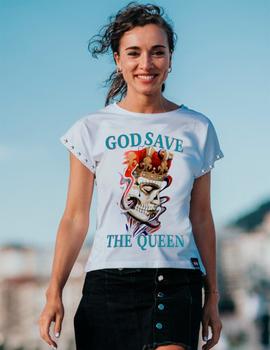 CamisetaLa Sal Mujer God blanca