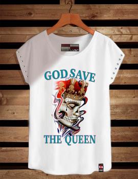 CamisetaLa Sal Mujer God blanca