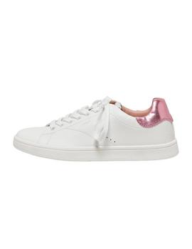 Zapatillas Only Shilo blanca/rosa