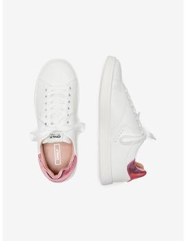 Zapatillas Only Shilo blanca/rosa