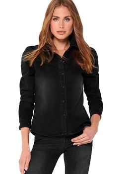 Camisa only wendy vaquera negra